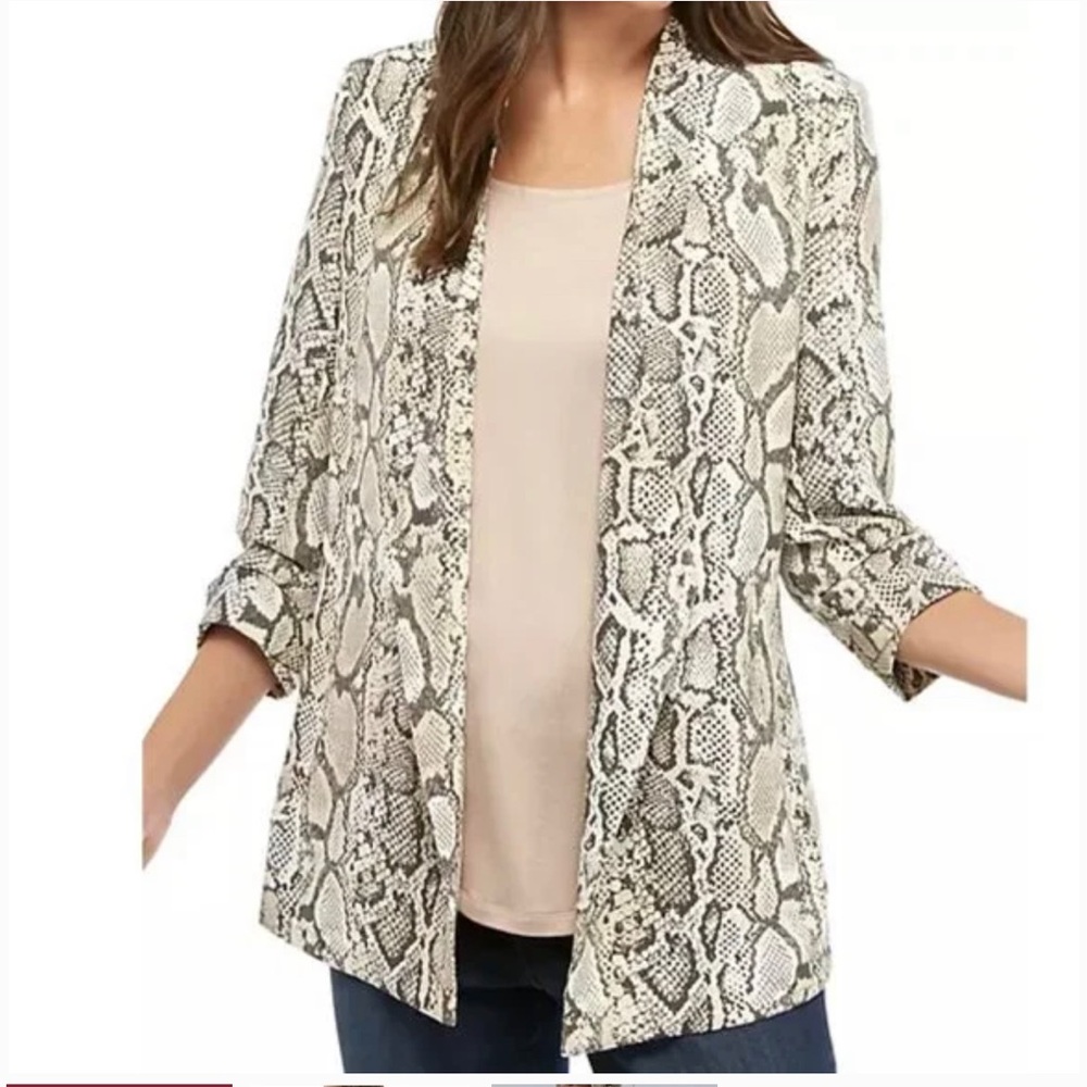 THE LIMITED LEXIE SNAKESKIN BLAZER NWT